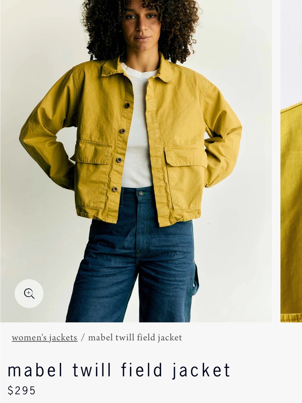 Imogene and Willie Mabel twill field jacket - Picture 4 of 5